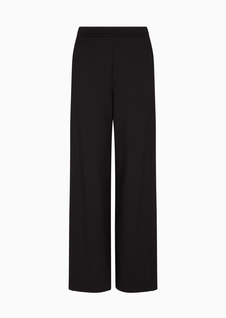 Emporio Armani 女士直筒垂感休闲松弛感弹力运动卫裤