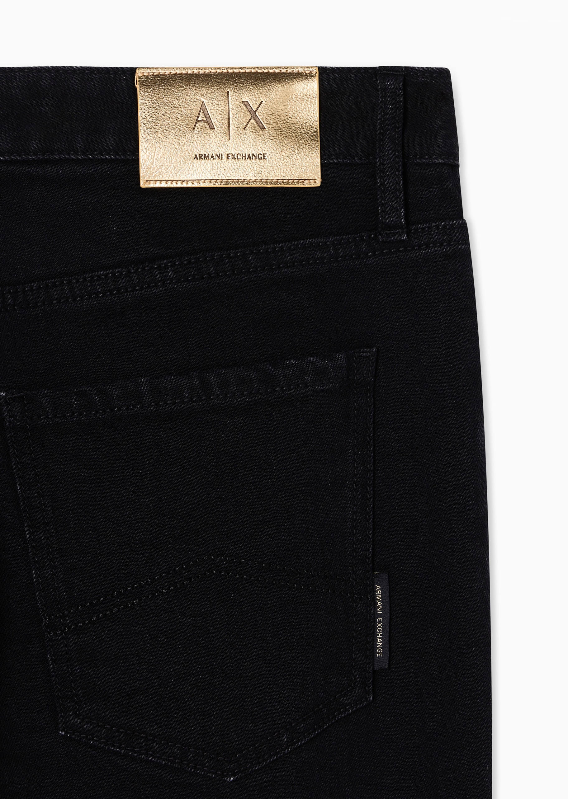 ARMANI EXCHANGE 马年限定男士纯棉微弹修身低腰直筒牛仔裤