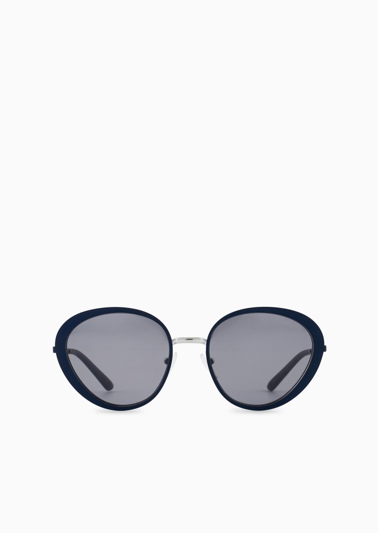 Emporio Armani 女士蝴蝶形纤细金属镜腿复古优雅太阳眼镜