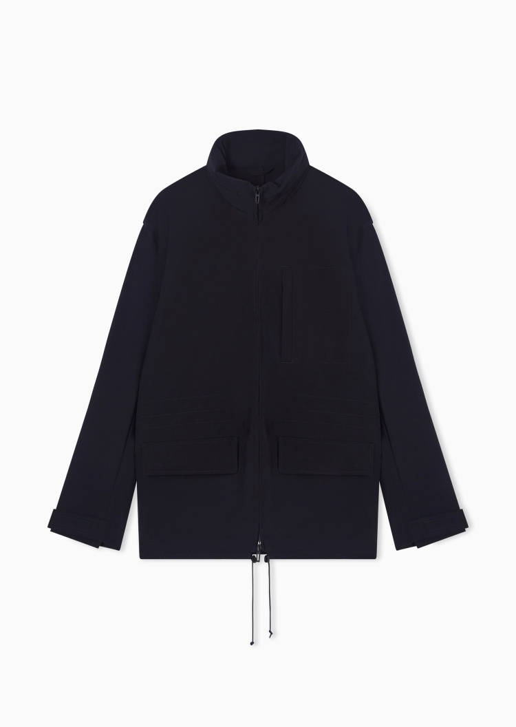 Emporio Armani 男士立领商务简约教练工装夹克外套