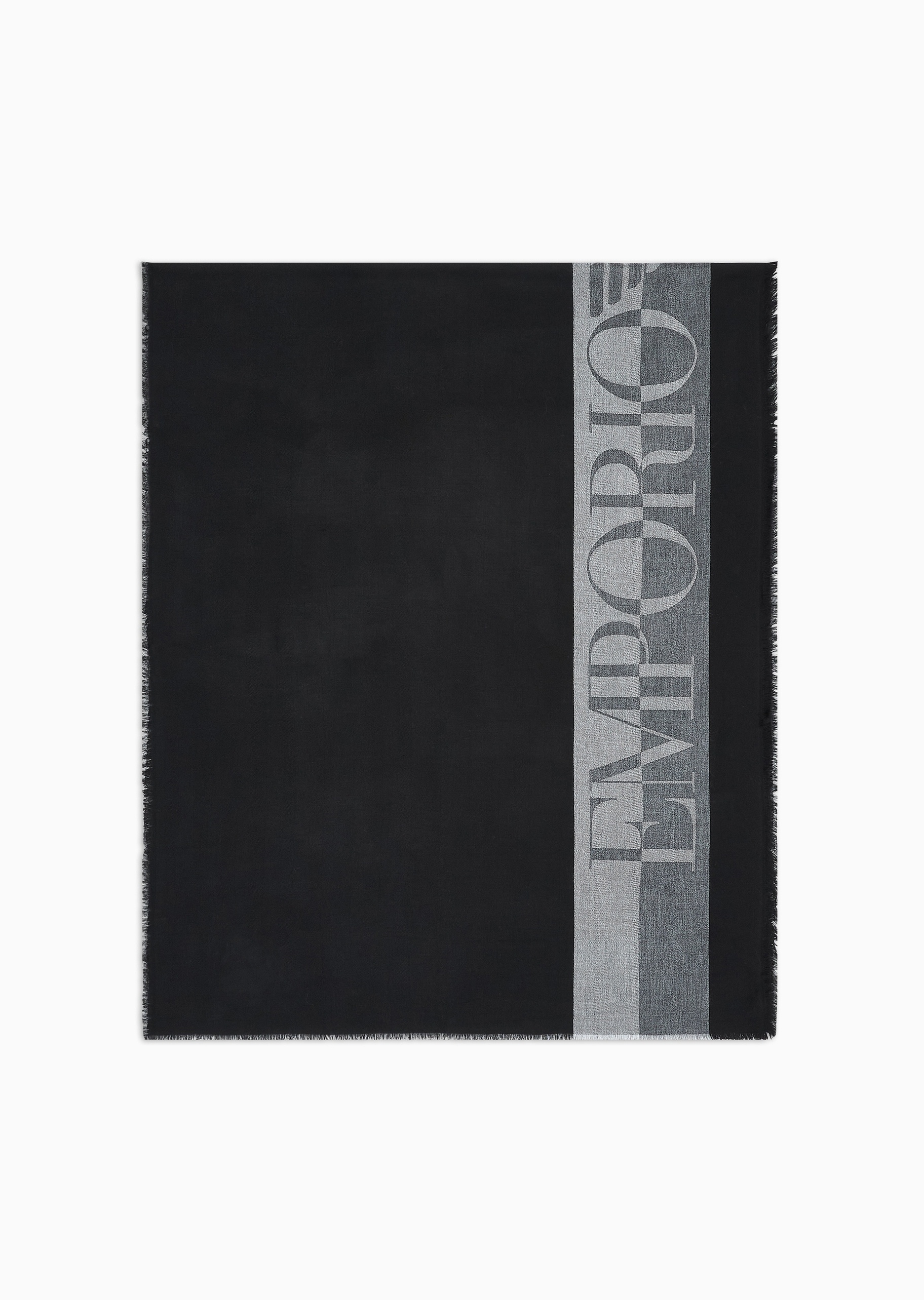 Emporio Armani 男士撞色条纹提花商务休闲通勤围巾