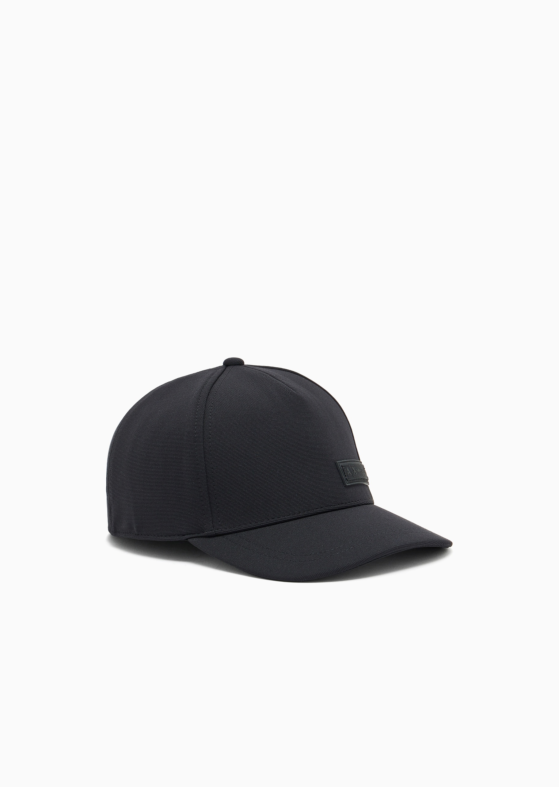 ARMANI EXCHANGE 男士圆顶弯檐标识贴片休闲棒球帽