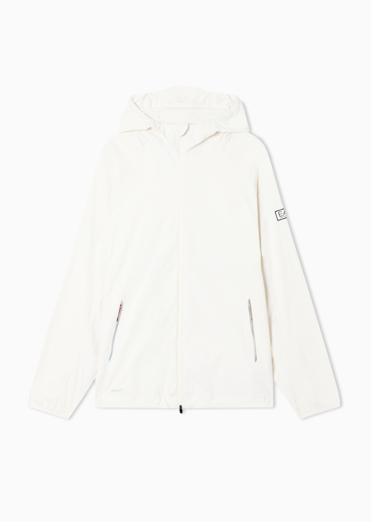 EA7 男士长袖连帽拉链门襟运动时尚夹克