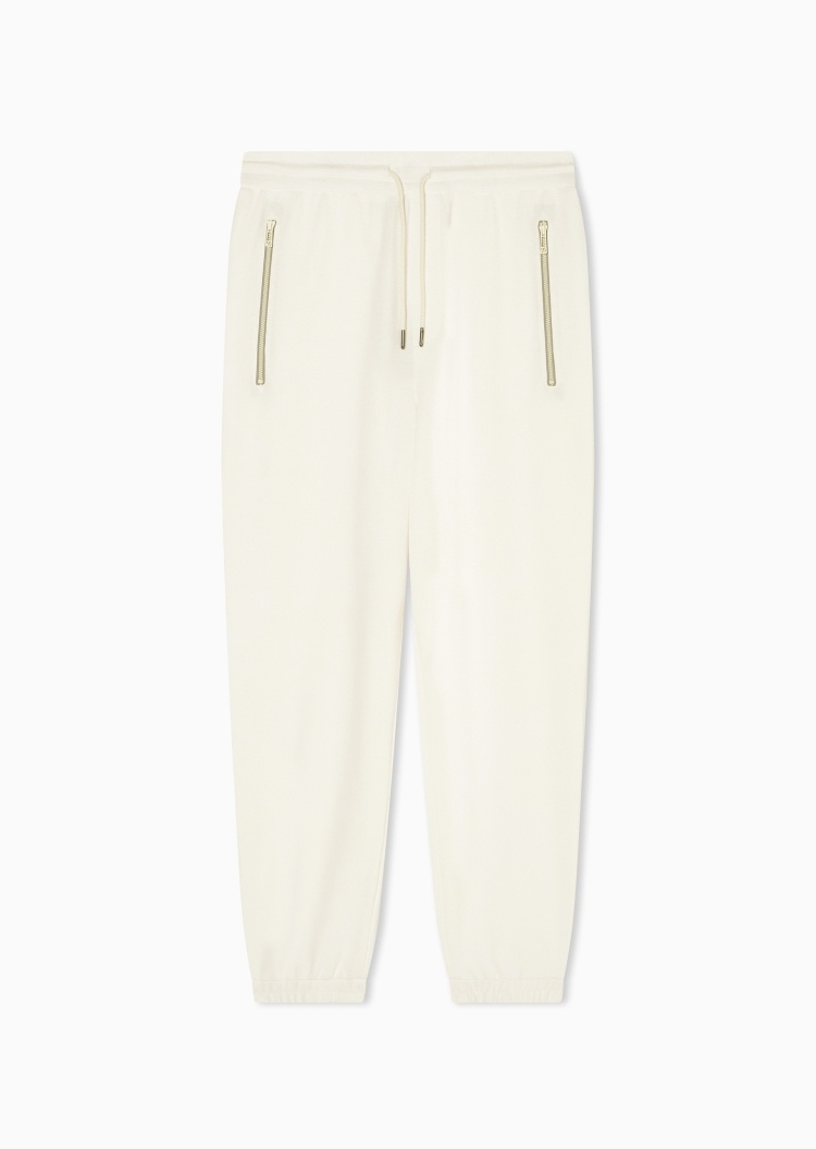 ARMANI EXCHANGE 男士重磅宽松长款锥形束脚纯色卫裤