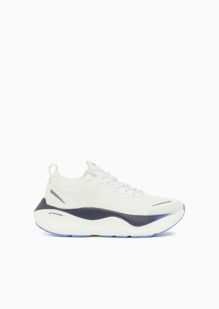 EA7 男女同款系带低帮厚底健身训练跑步运动鞋