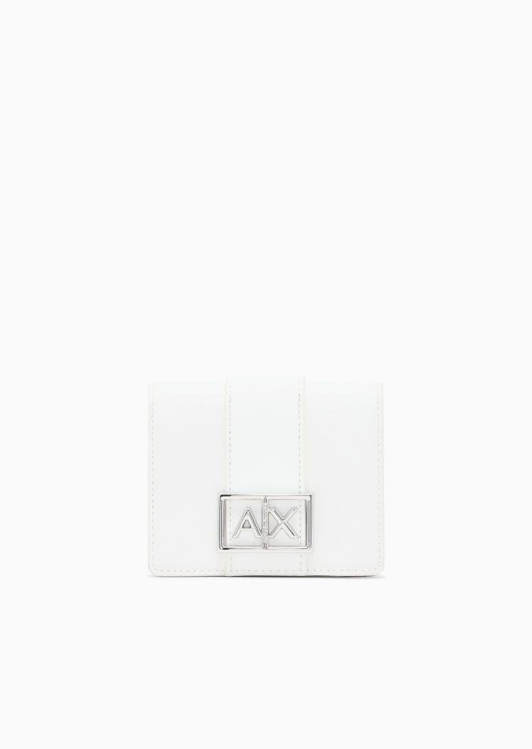 ARMANI EXCHANGE 女士对折多卡位轻便小巧钱夹钱包卡包一体