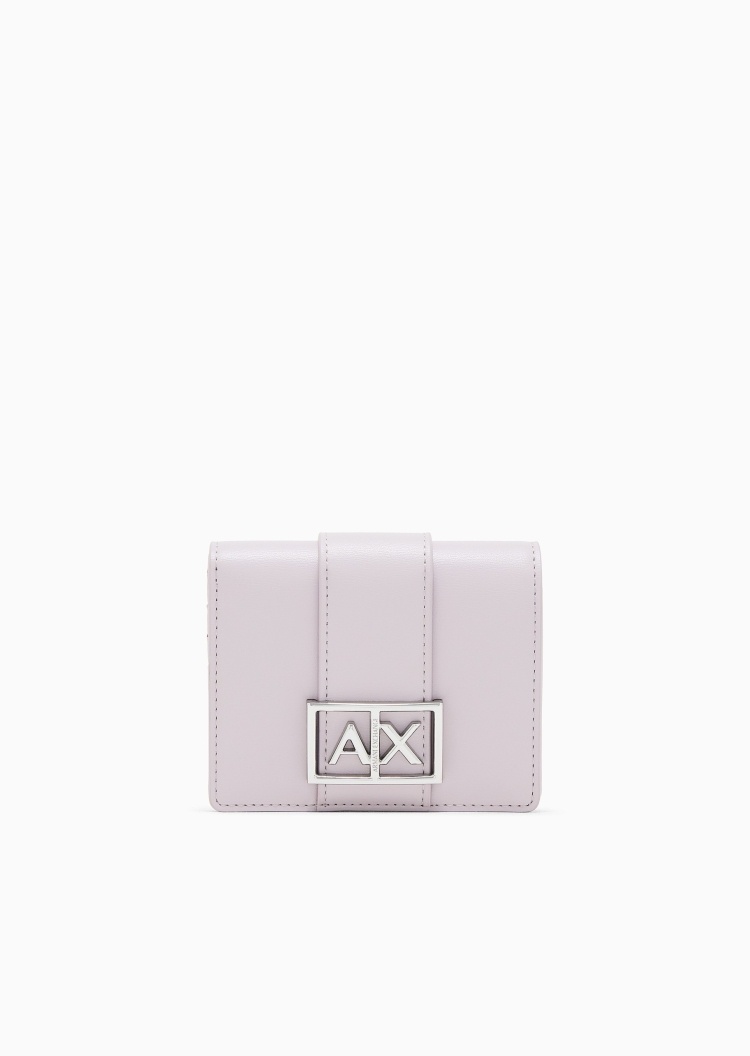 ARMANI EXCHANGE 女士对折多卡位轻便商务钱夹钱包卡包一体