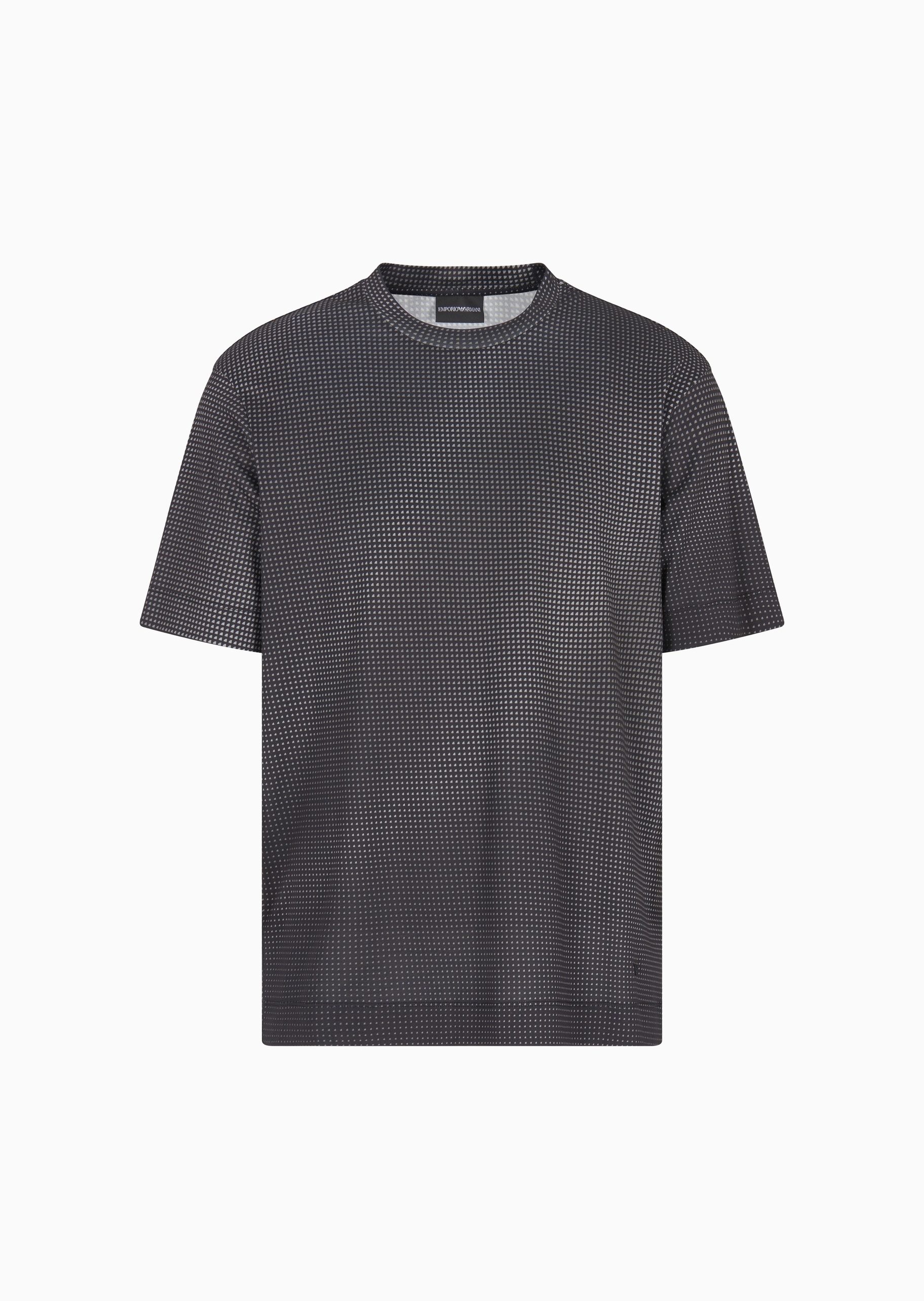 Emporio Armani 男士全棉合身短袖圆领满印休闲T恤衫