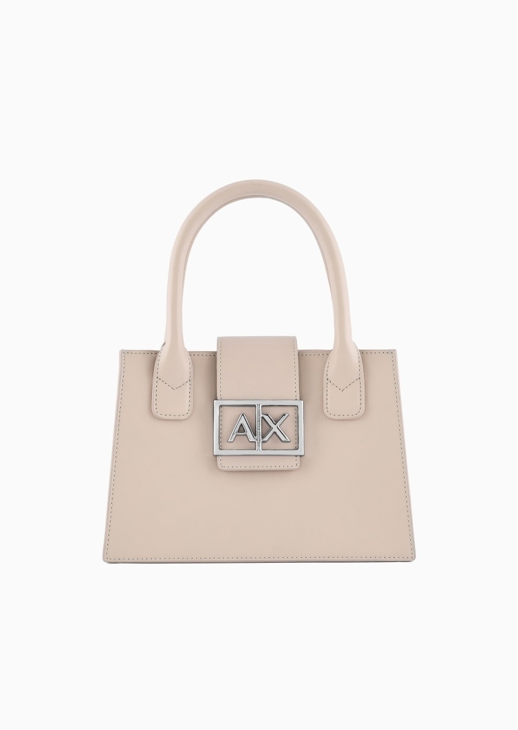 ARMANI EXCHANGE 女士梯形可拆肩带手提斜挎托特包