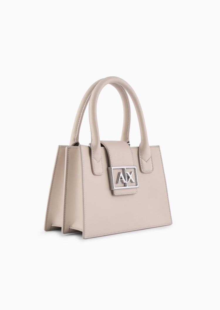 ARMANI EXCHANGE 女士梯形可拆肩带手提斜挎托特包