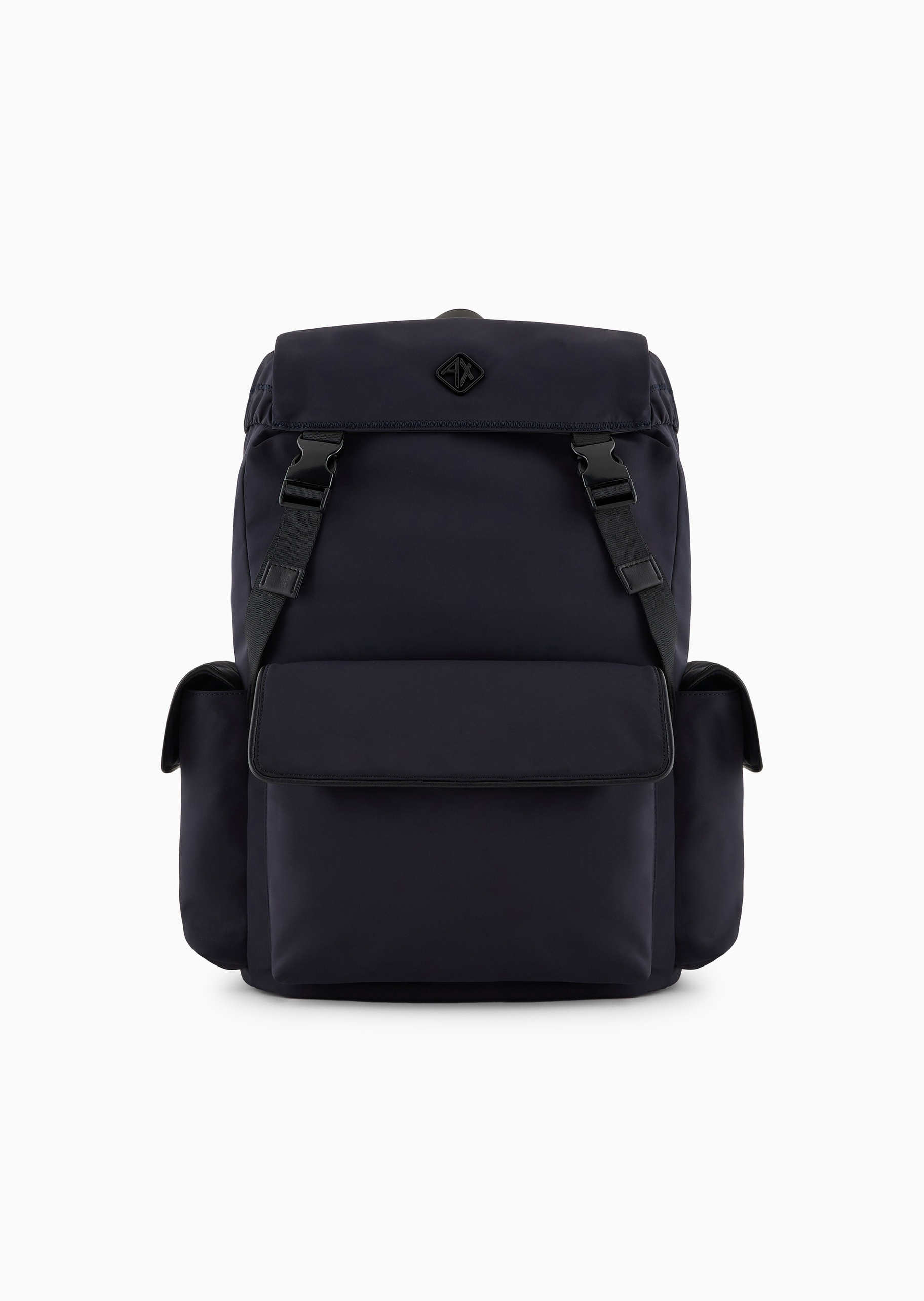 ARMANI EXCHANGE 男士大容量插扣翻盖徒步风手提双肩包