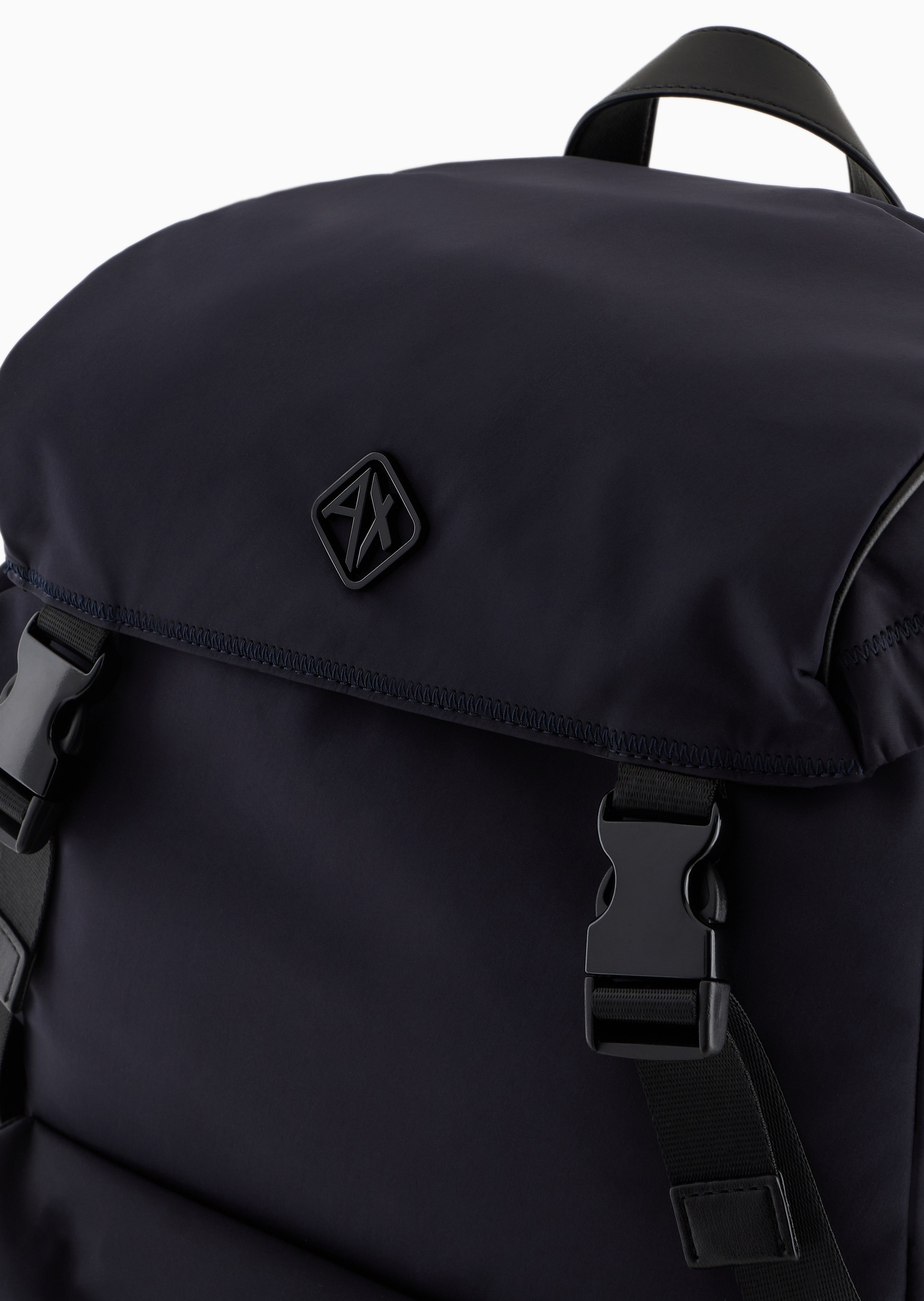 ARMANI EXCHANGE 男士大容量插扣翻盖徒步风手提双肩包