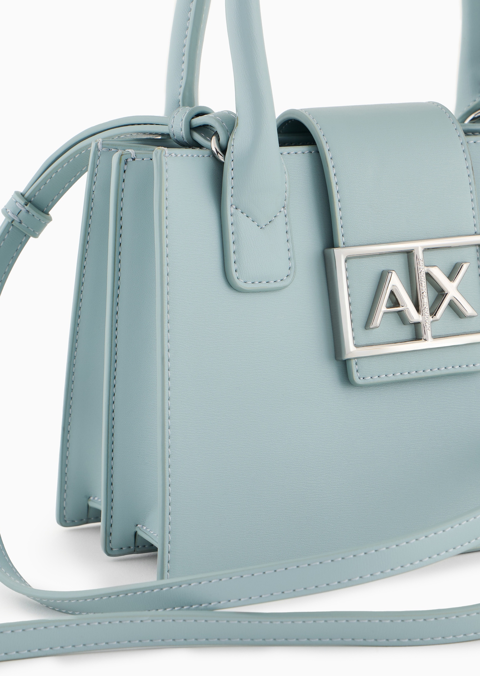 ARMANI EXCHANGE 女士梯形可拆肩带手提斜挎托特包