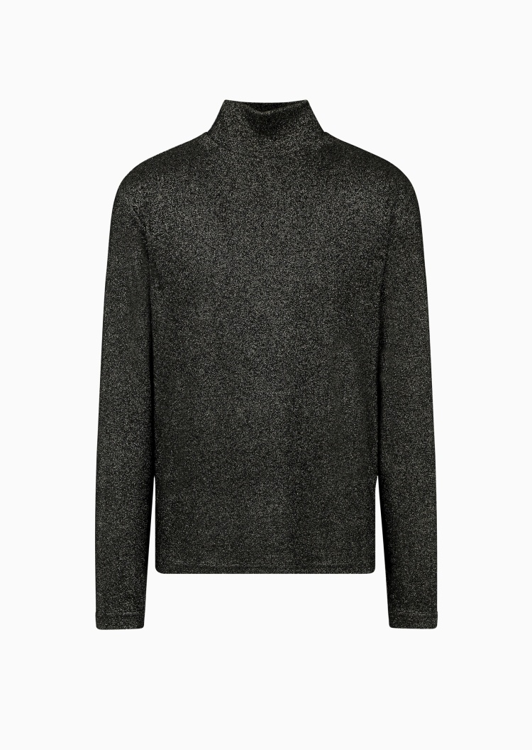 Emporio Armani 易烊千玺同款男士秀场同款高领休闲针织衫