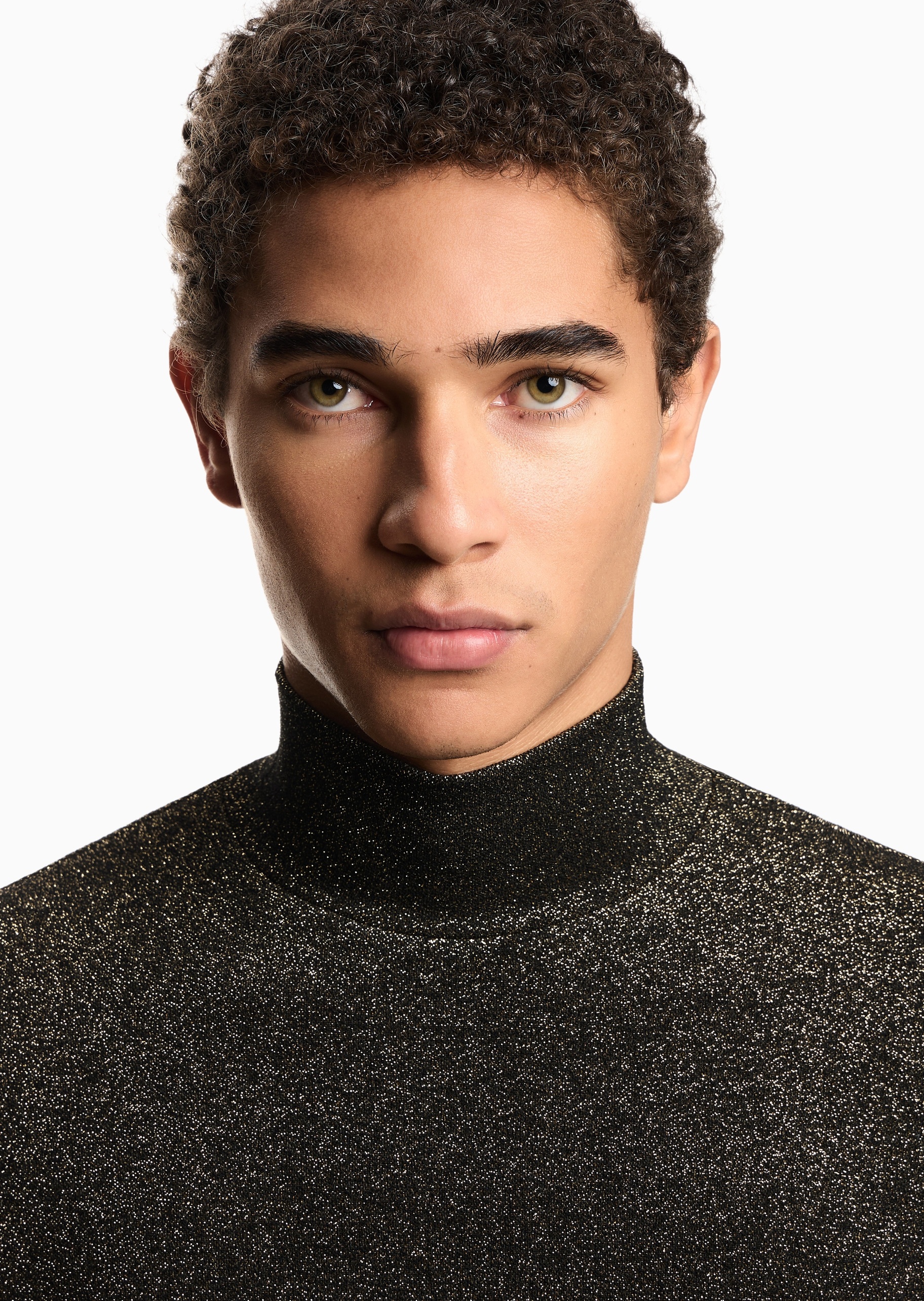 Emporio Armani 易烊千玺同款男士秀场同款高领休闲针织衫