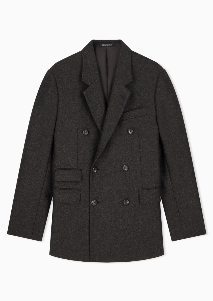Emporio Armani 男士平驳领绅士风休闲西服西装外套
