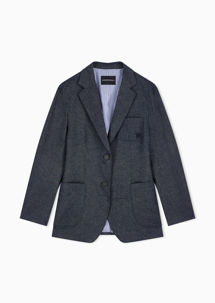 Emporio Armani 女士平驳领商务休闲西服西装外套