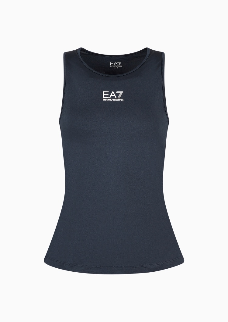EA7 女士VENTUS7弹力修身无袖网球背心