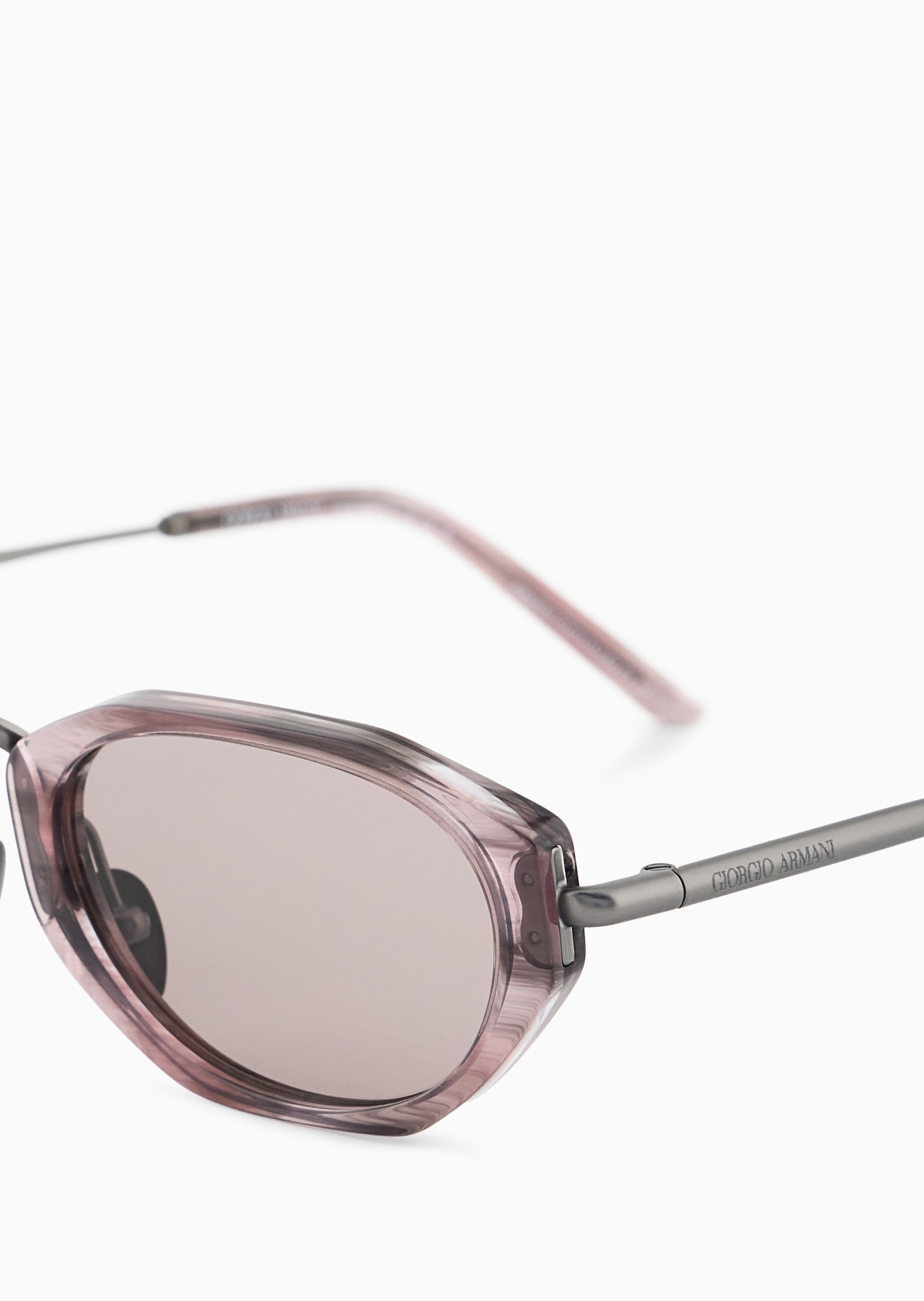 Giorgio Armani 男士不规则形小框时尚潮流太阳眼镜