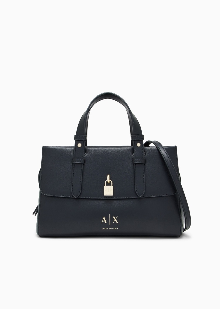 ARMANI EXCHANGE 女士拉链可拆肩带手提单肩斜挎托特包
