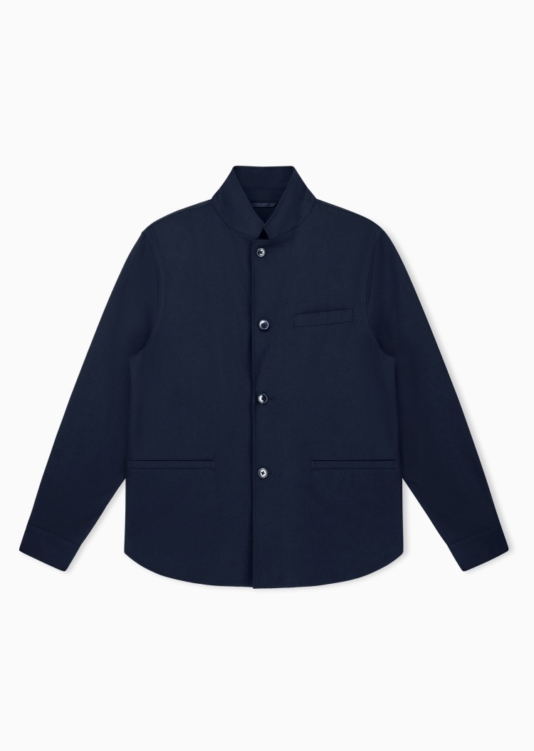 ARMANI EXCHANGE 男士小立领商务绅士风休闲西服西装外套