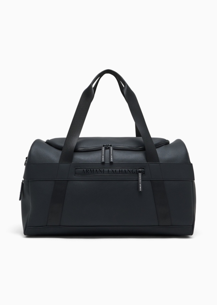 ARMANI EXCHANGE 男士大容量拉链可拆肩带手提斜挎旅行袋