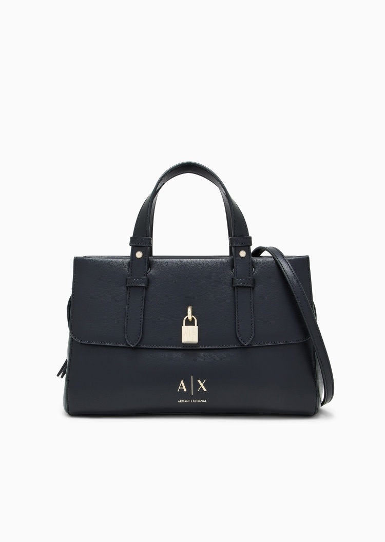 ARMANI EXCHANGE 女士拉链可拆肩带手提单肩斜挎托特包