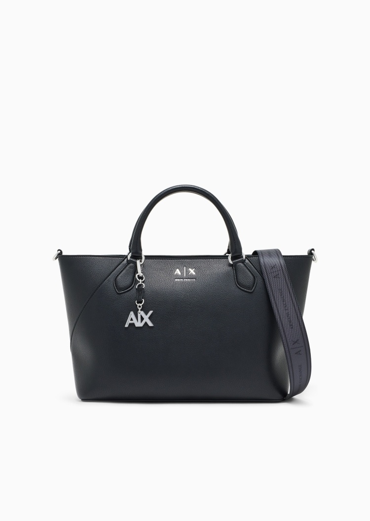 ARMANI EXCHANGE 女士拉链可拆肩带手提单肩斜挎托特包