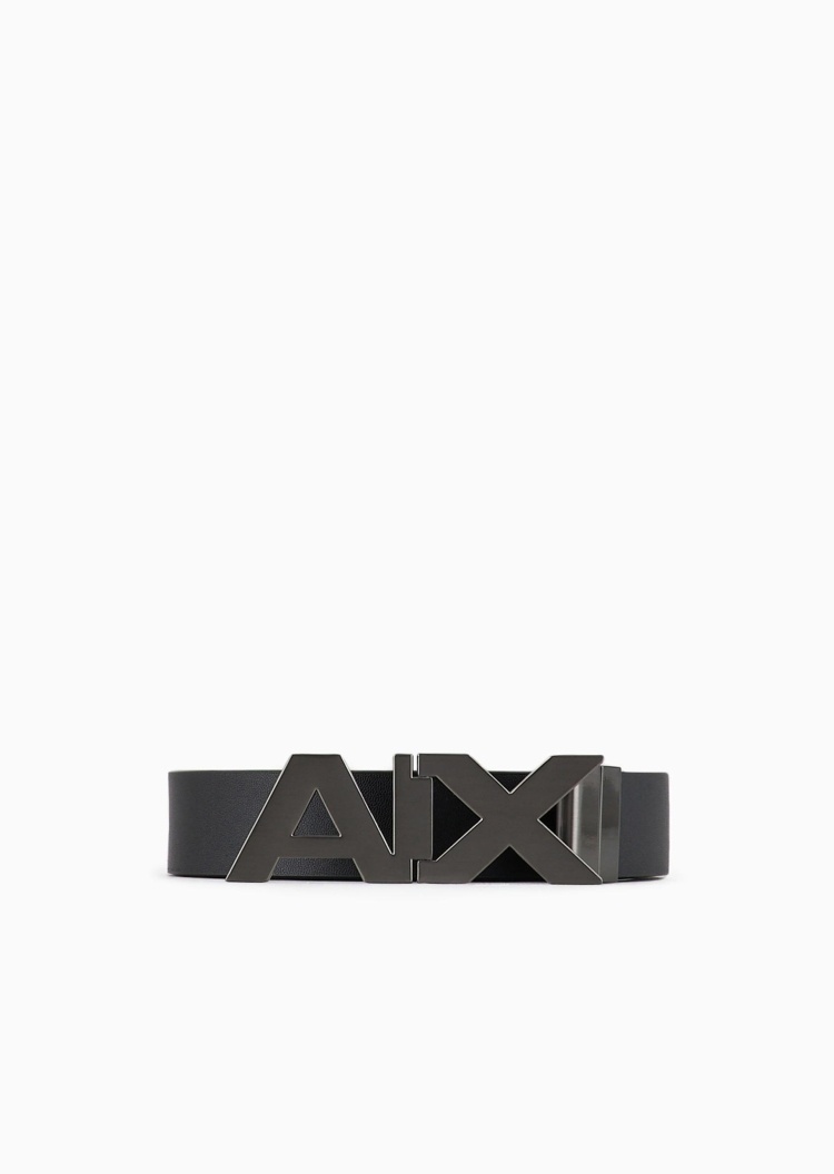 ARMANI EXCHANGE 男士镂空双面板扣腰带3.5CM宽礼物