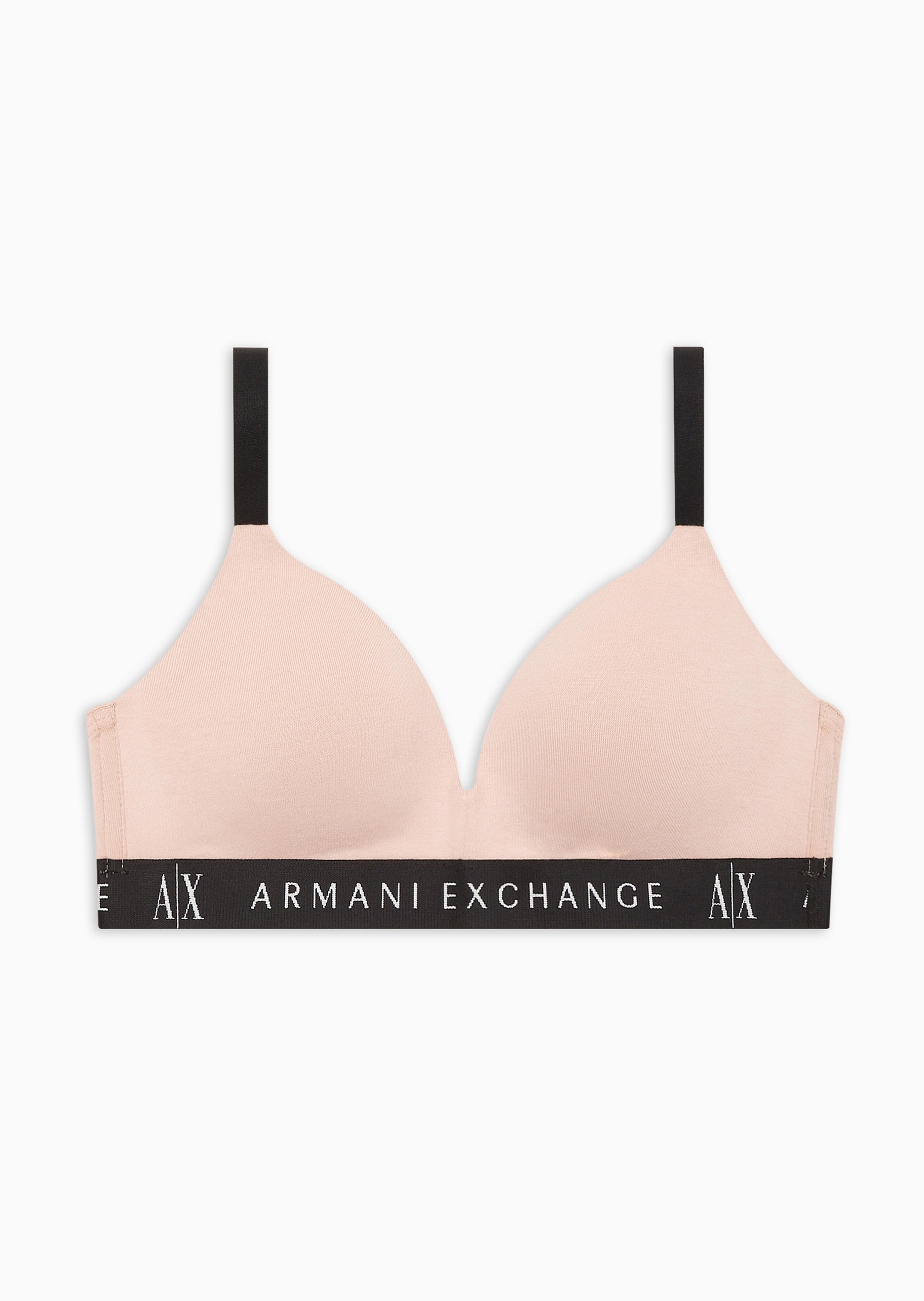 ARMANI EXCHANGE 女士撞色纯棉织带细肩带三角杯内衣文胸