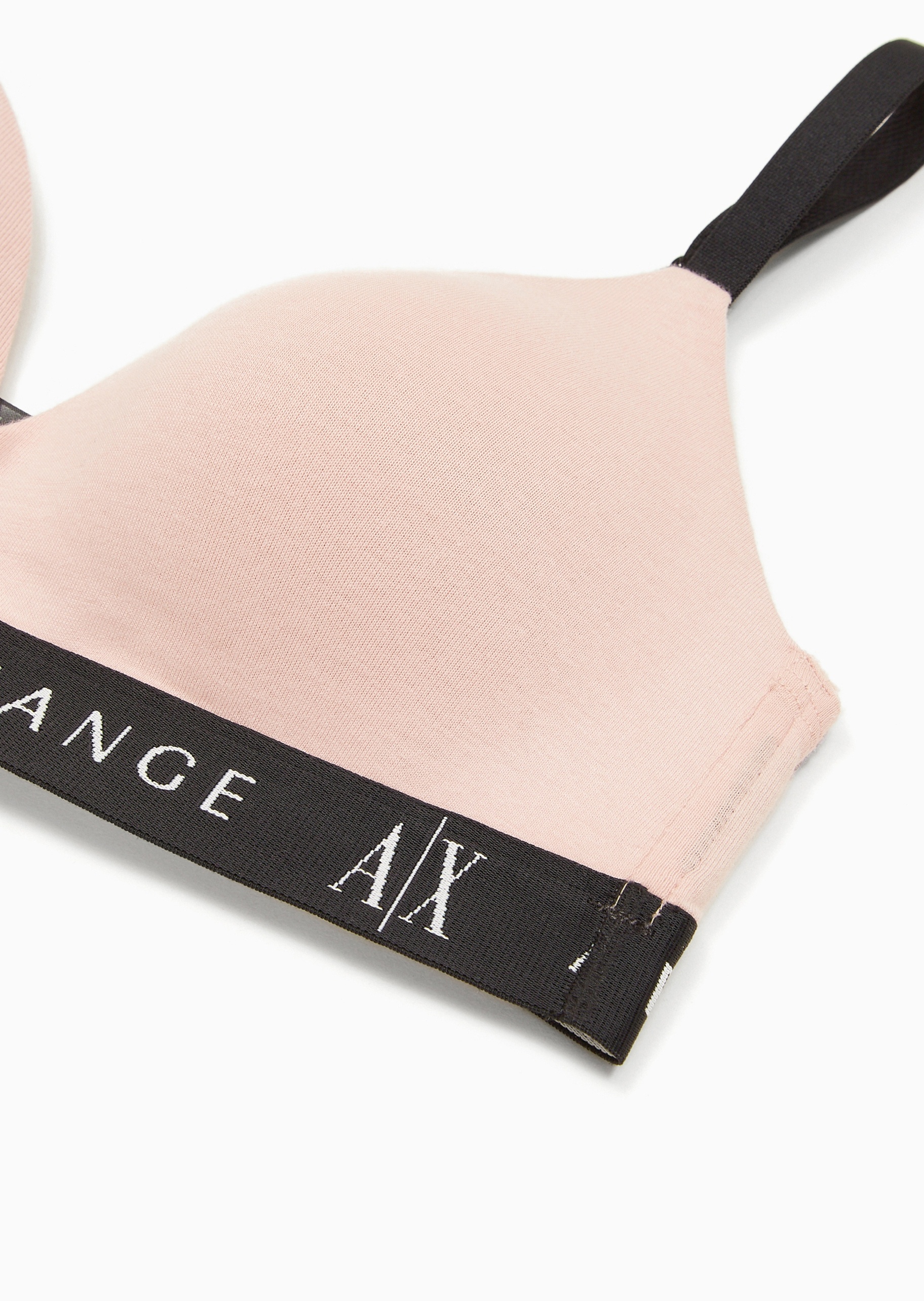 ARMANI EXCHANGE 女士撞色纯棉织带细肩带三角杯内衣文胸