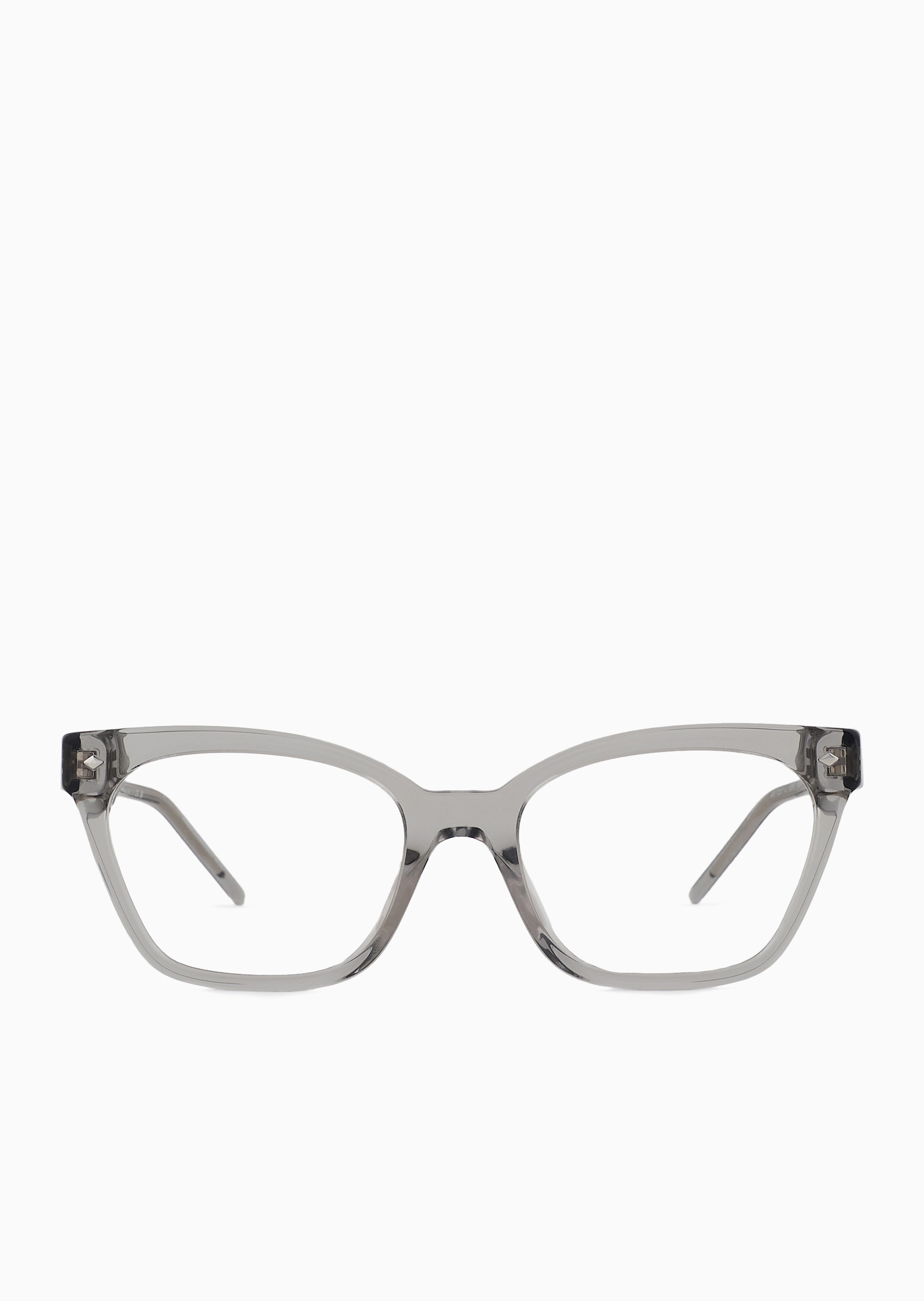Giorgio Armani 女士猫眼形透明粗框可配度数光学眼镜