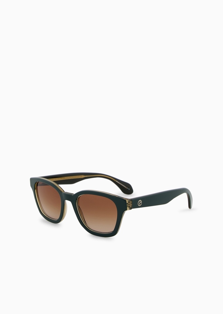 Giorgio Armani 男士圆形粗框遮阳潮流个性太阳眼镜