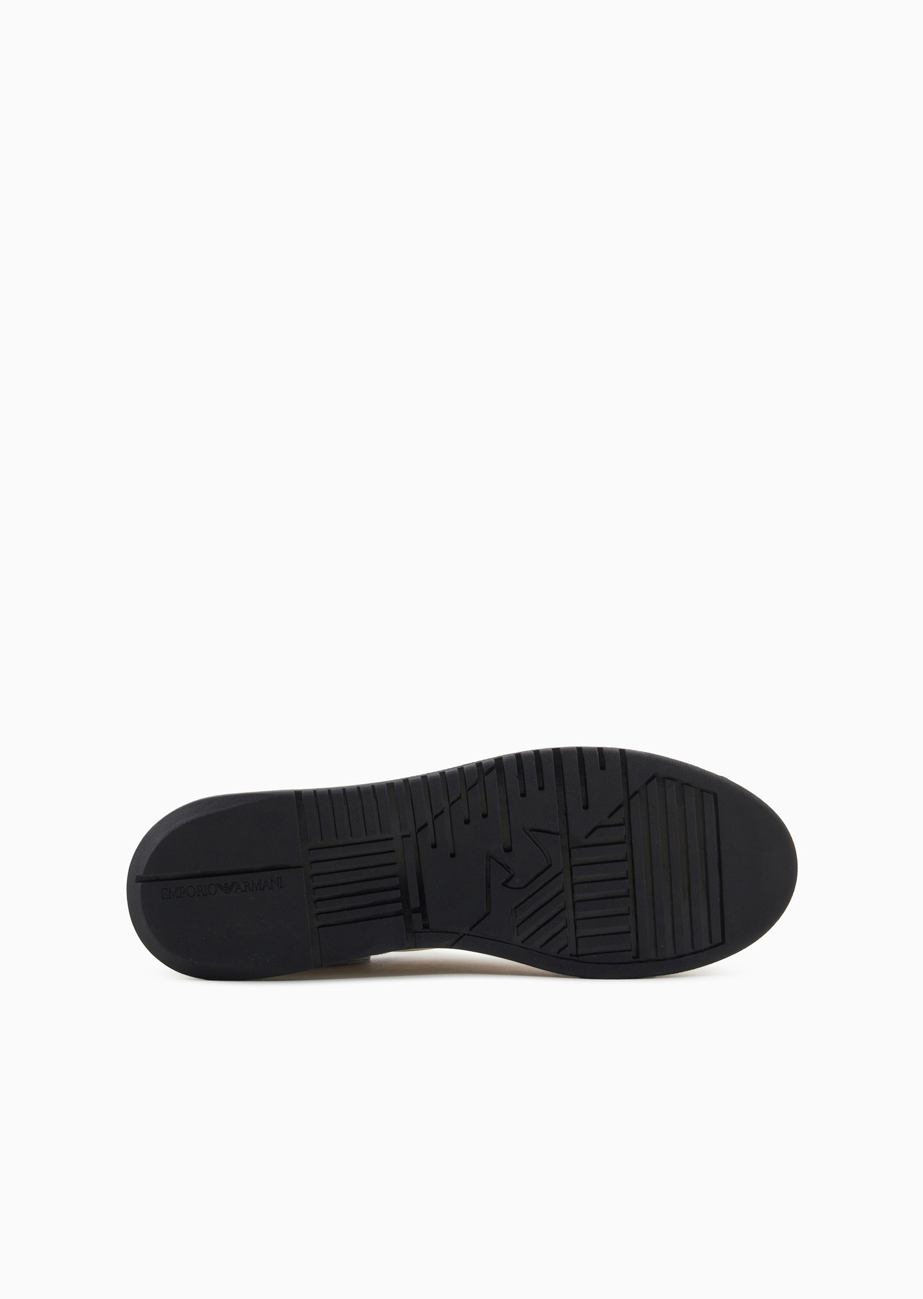 Emporio Armani 女士系带低帮圆头镂空鹰标休闲运动鞋