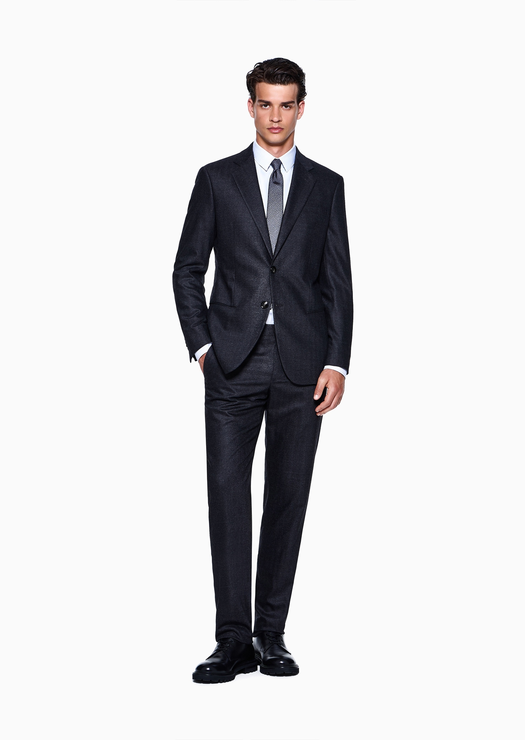 Giorgio Armani 男士纯棉长袖商务休闲西装衬衫上衣