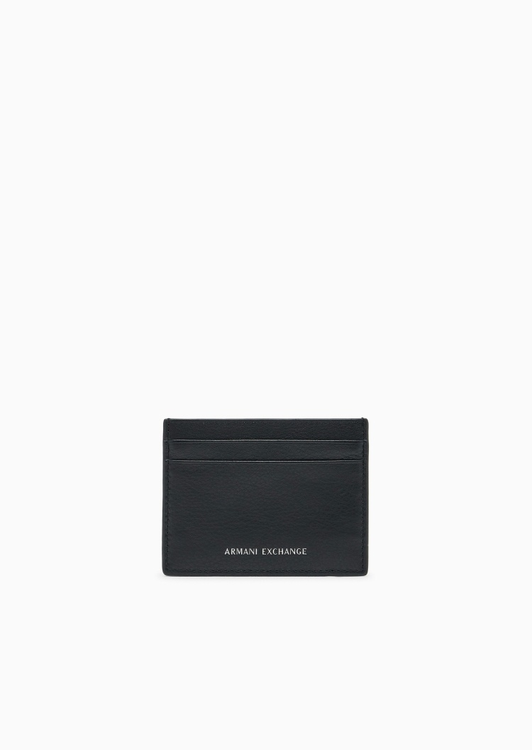 ARMANI EXCHANGE 男士牛皮革多卡位轻薄卡包证件收纳包