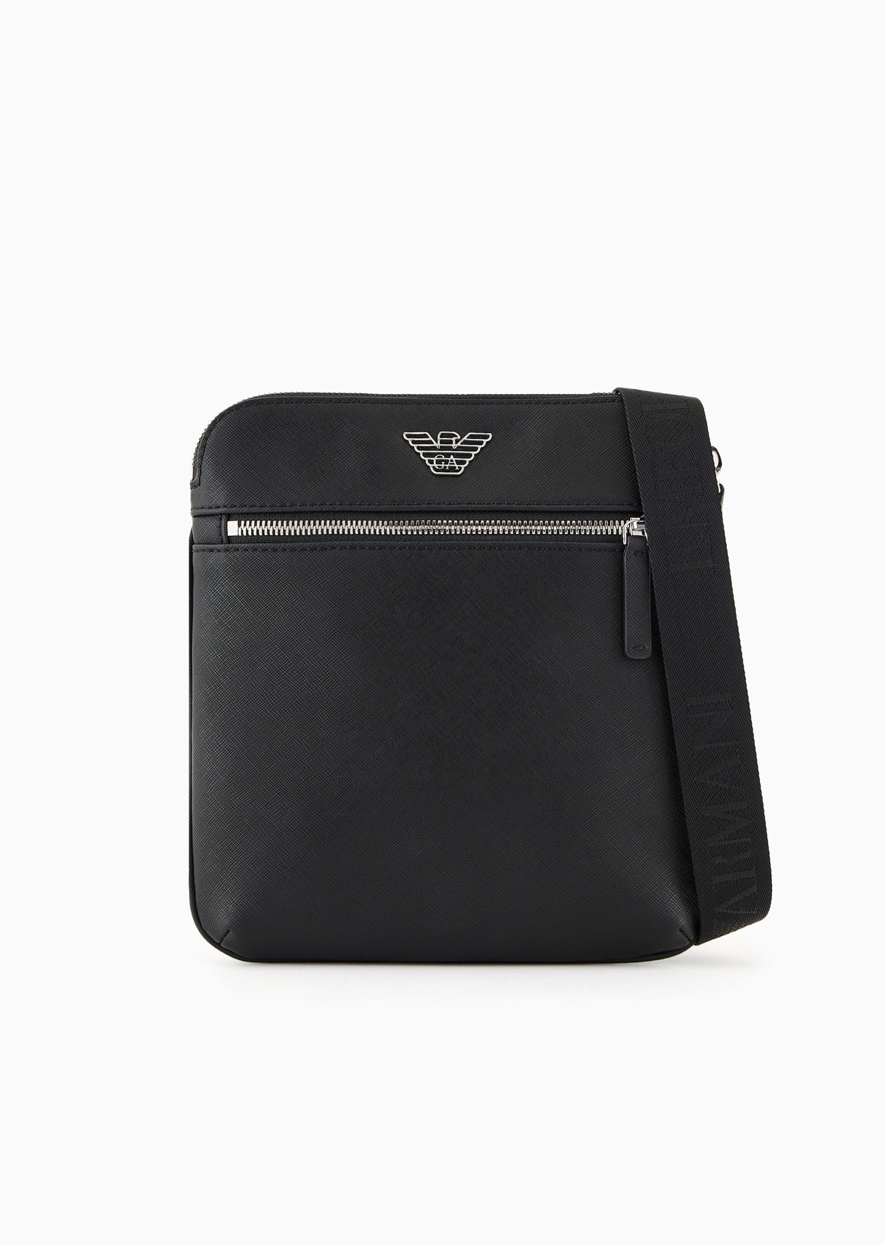 Emporio Armani 男士商务休闲通勤时尚单肩斜挎邮差包