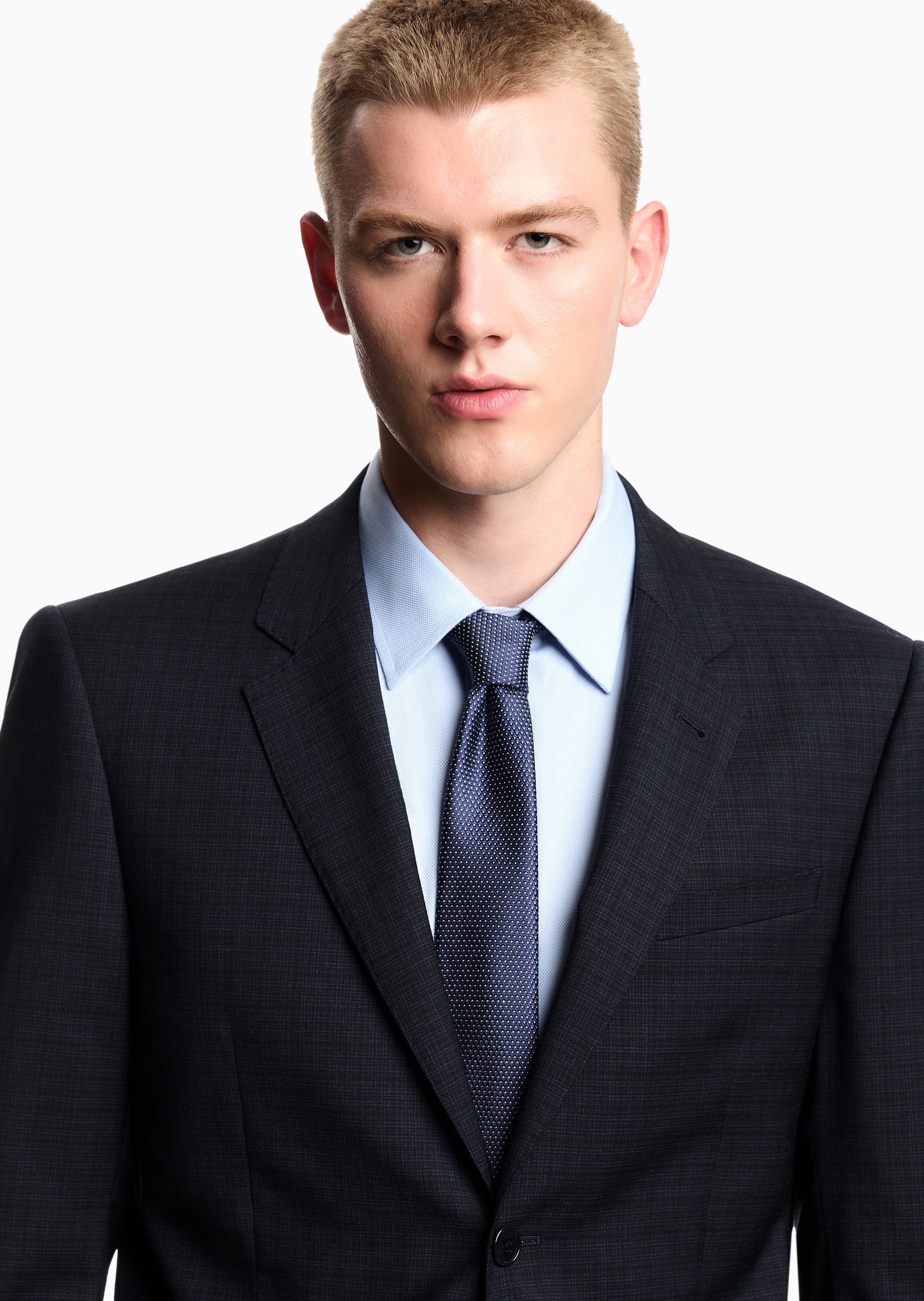 Emporio Armani 男士桑蚕丝商务正装领带配饰礼物