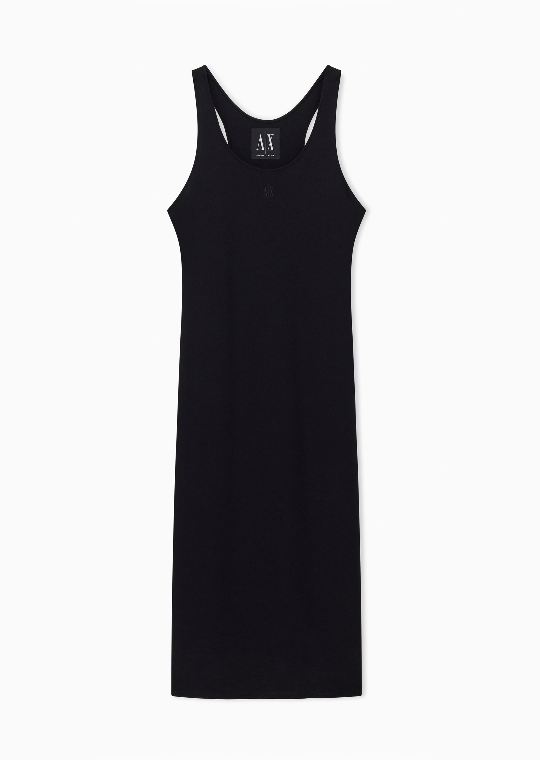 ARMANI EXCHANGE 女士弹力修身无袖中长款包臀连衣裙