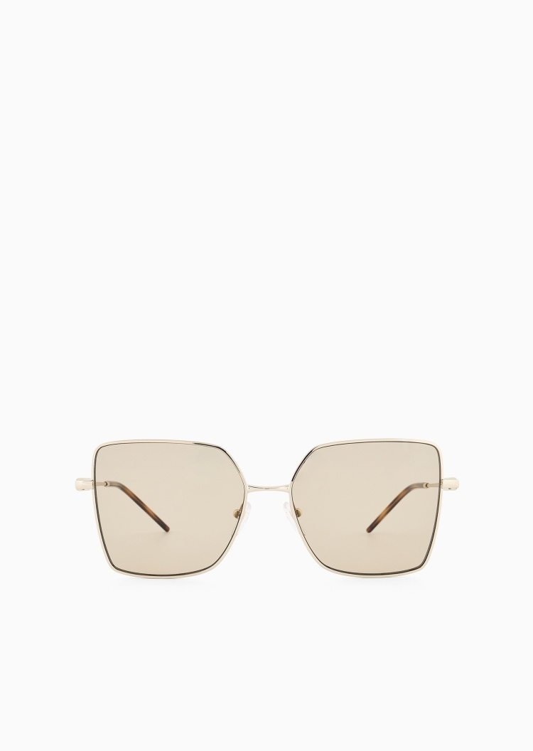 Emporio Armani 女士蝴蝶形金属老钱风太阳眼镜墨镜