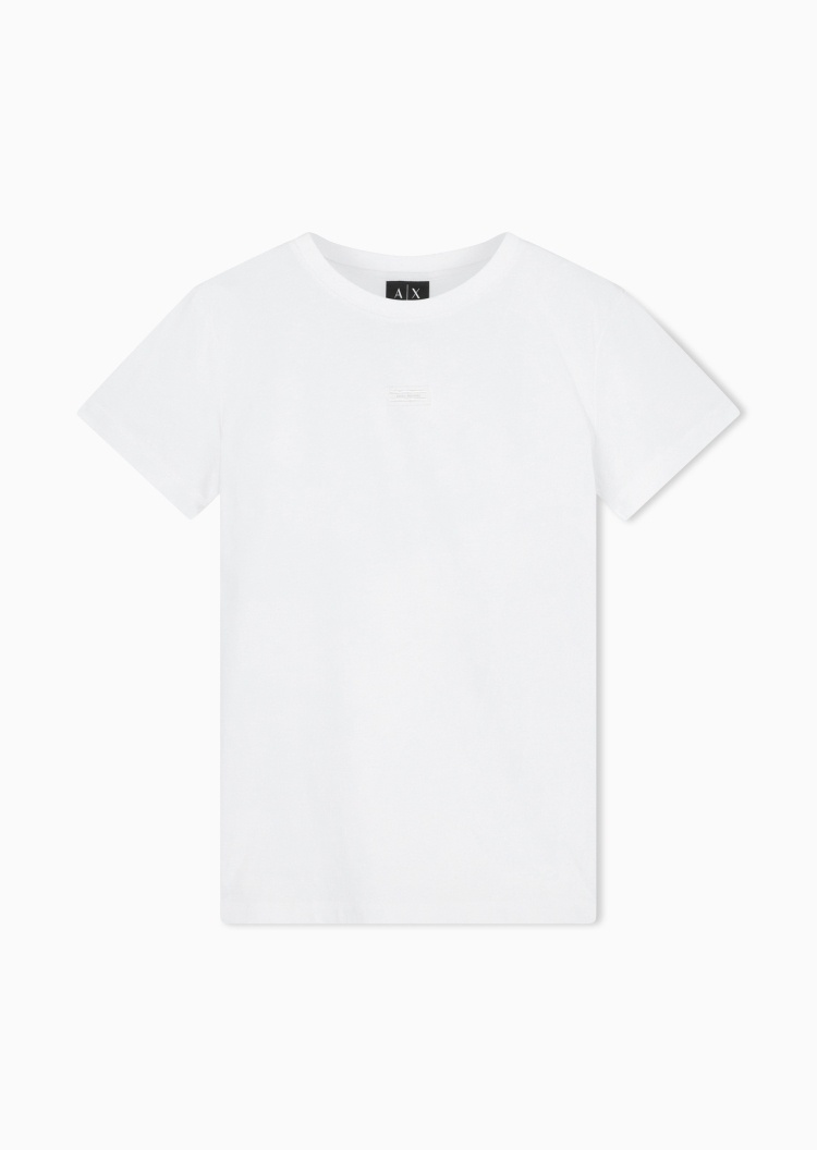 ARMANI EXCHANGE 女士纯棉轻薄合身短袖圆领休闲T恤