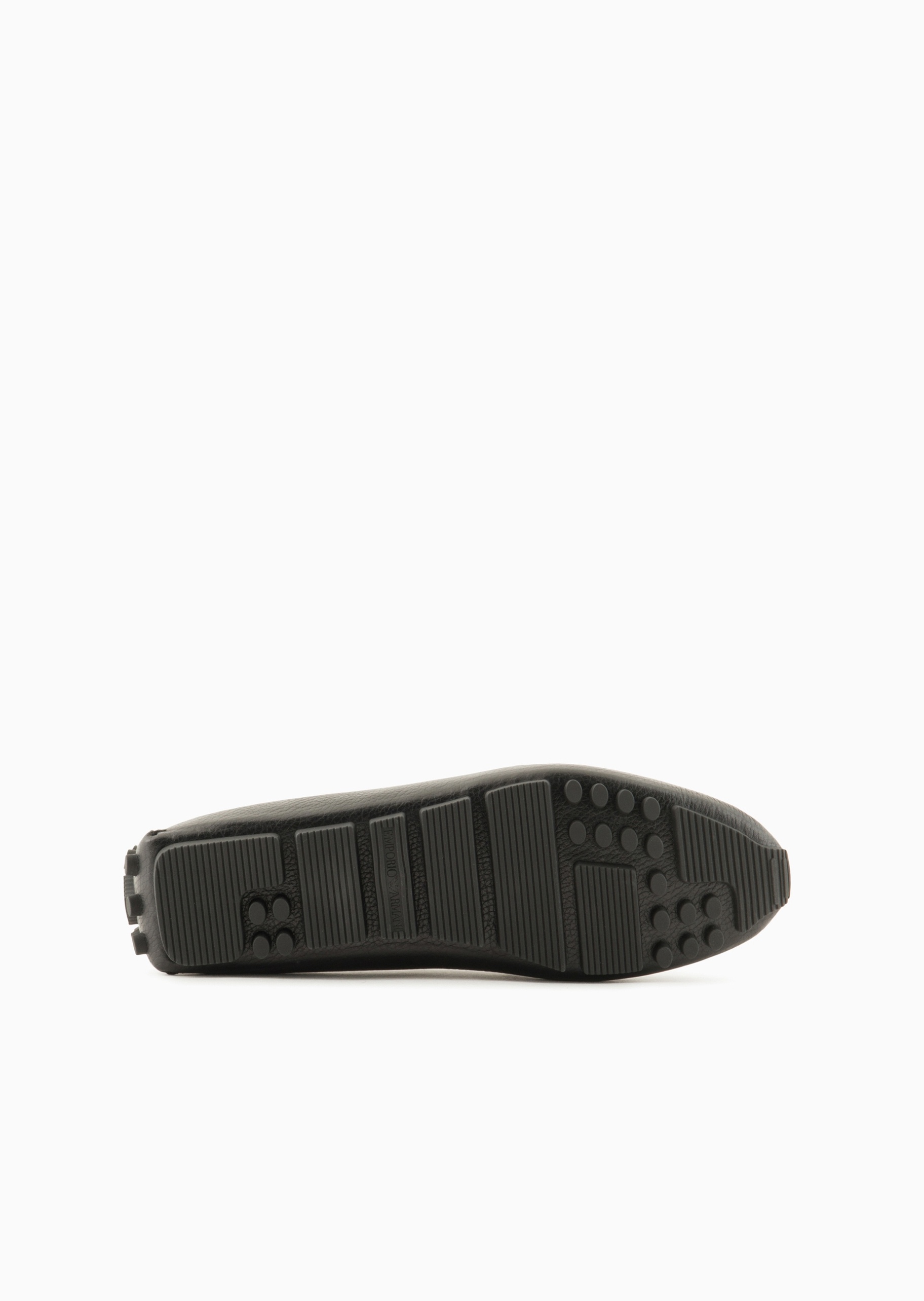 Emporio Armani 男士一脚蹬低帮荔枝纹休闲乐福鞋