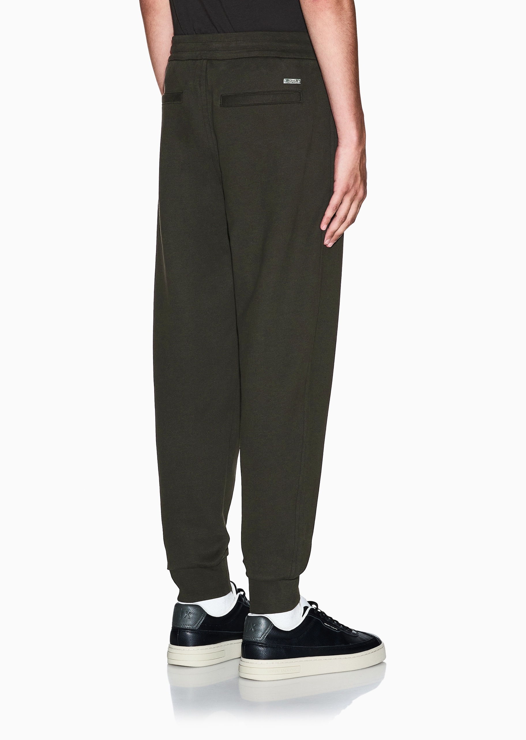 ARMANI EXCHANGE 男士纯棉重磅宽松休闲运动卫裤长裤