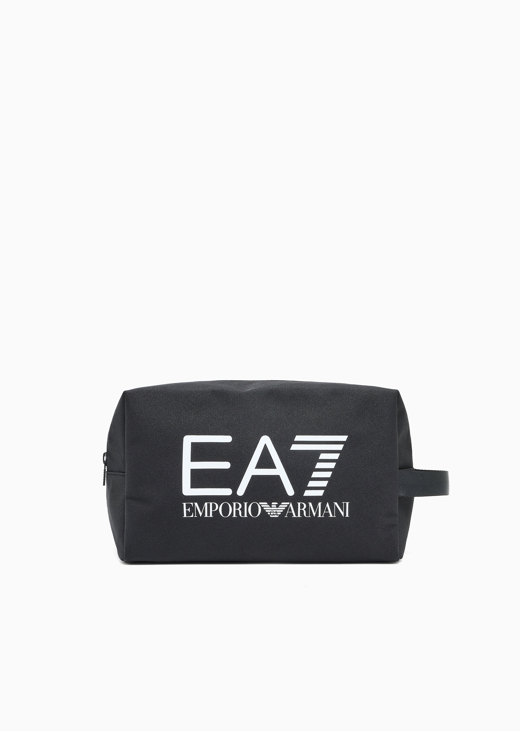 EA7 男女同款拉链撞色LOGO印花手拿包