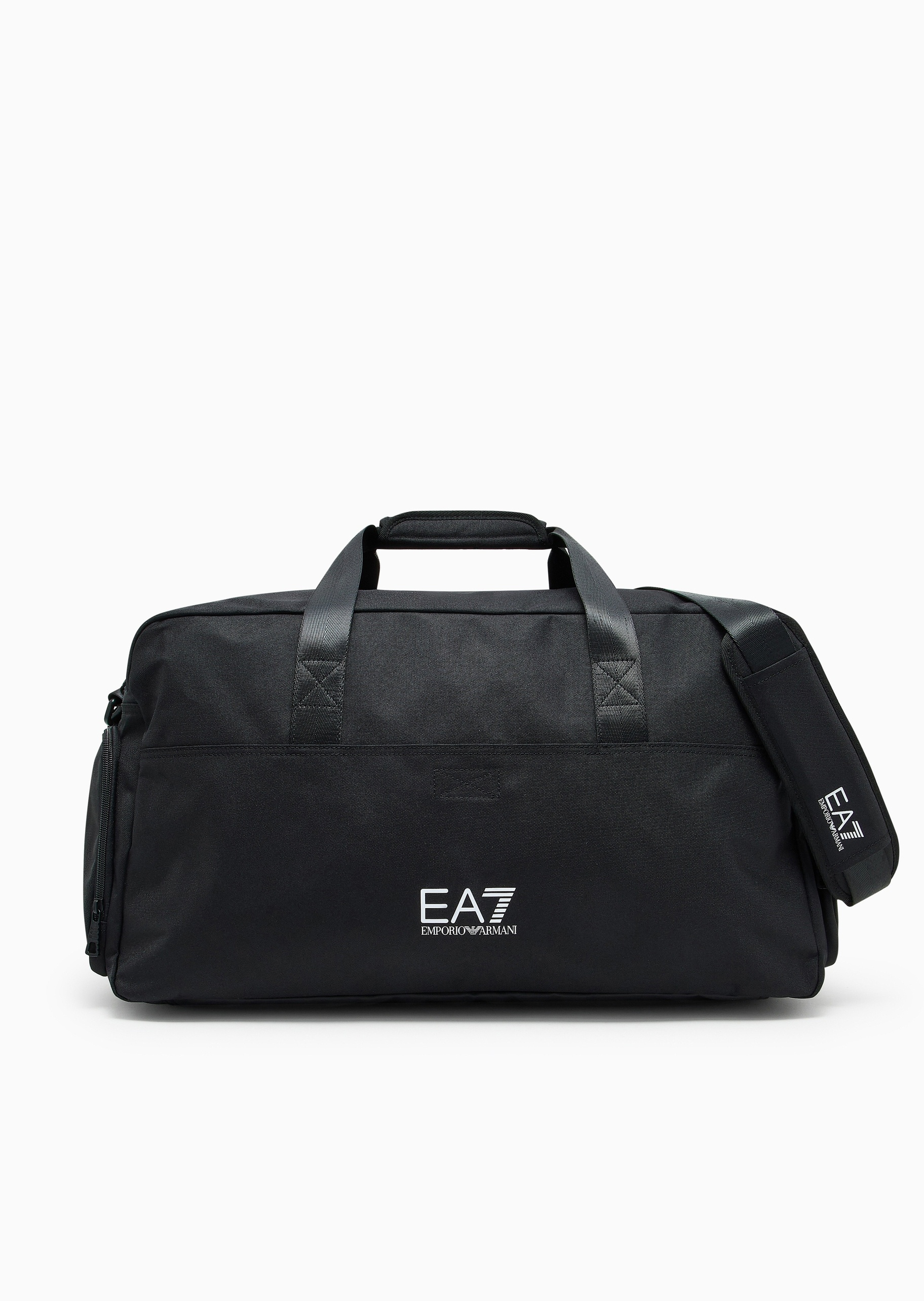 EA7 男女同款大容量拉链可调节手提斜挎健身包