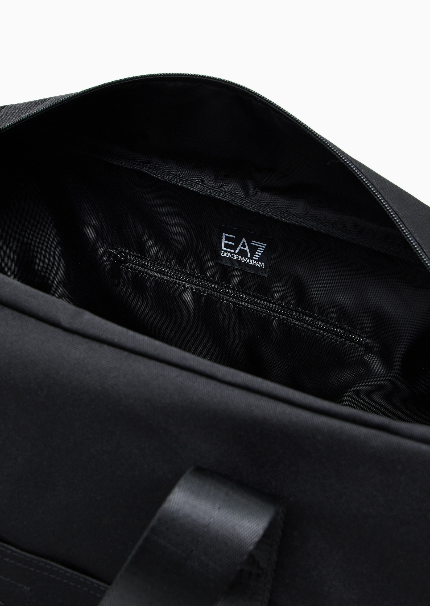 EA7 男女同款大容量拉链可调节手提斜挎健身包