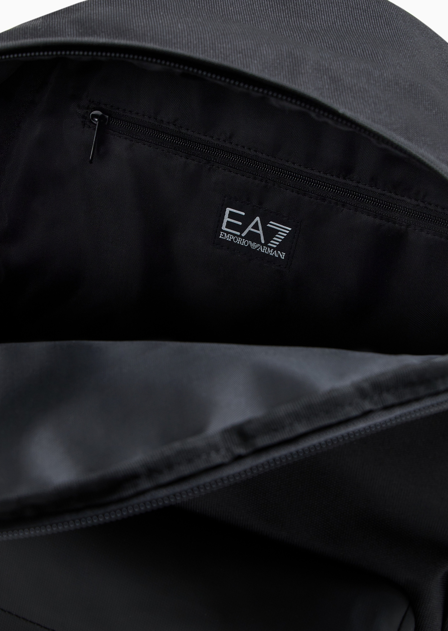 EA7 男女同款大容量拉链可调节印花手提双肩包