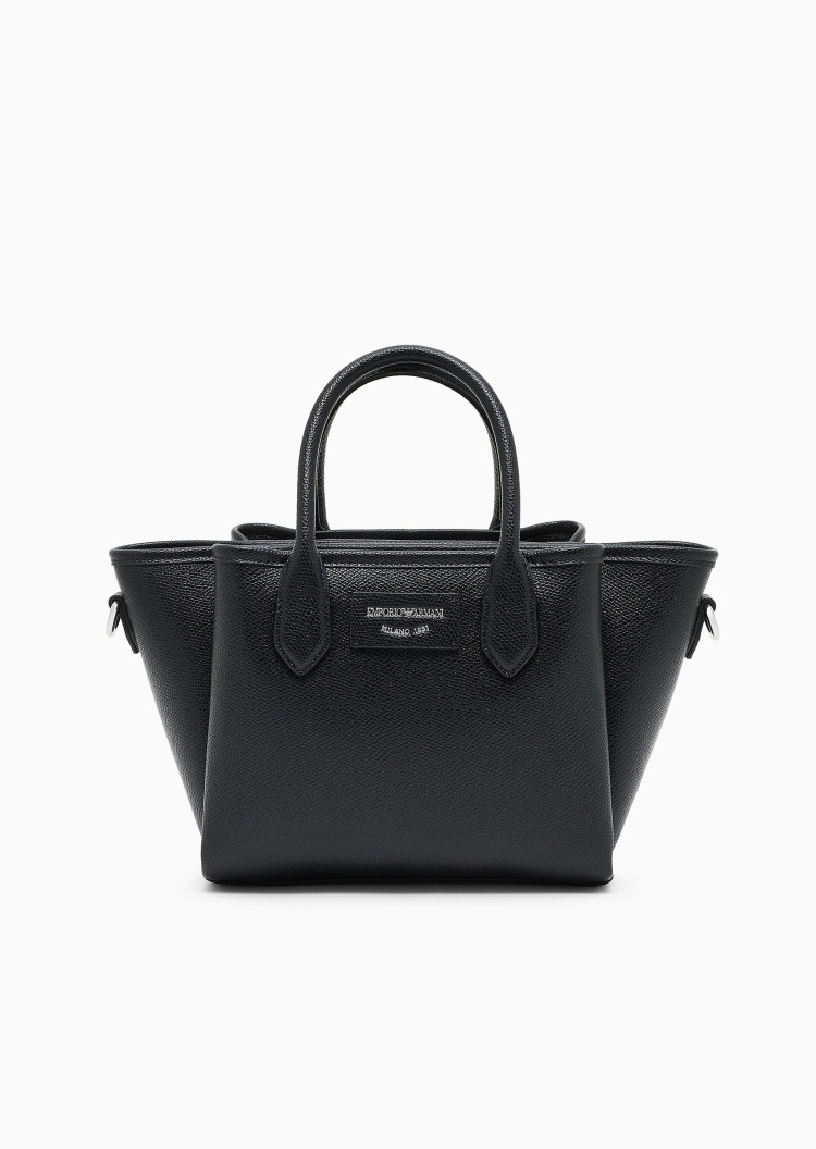 Emporio Armani 女士小号磁扣可拆肩带手提斜挎单肩托特包