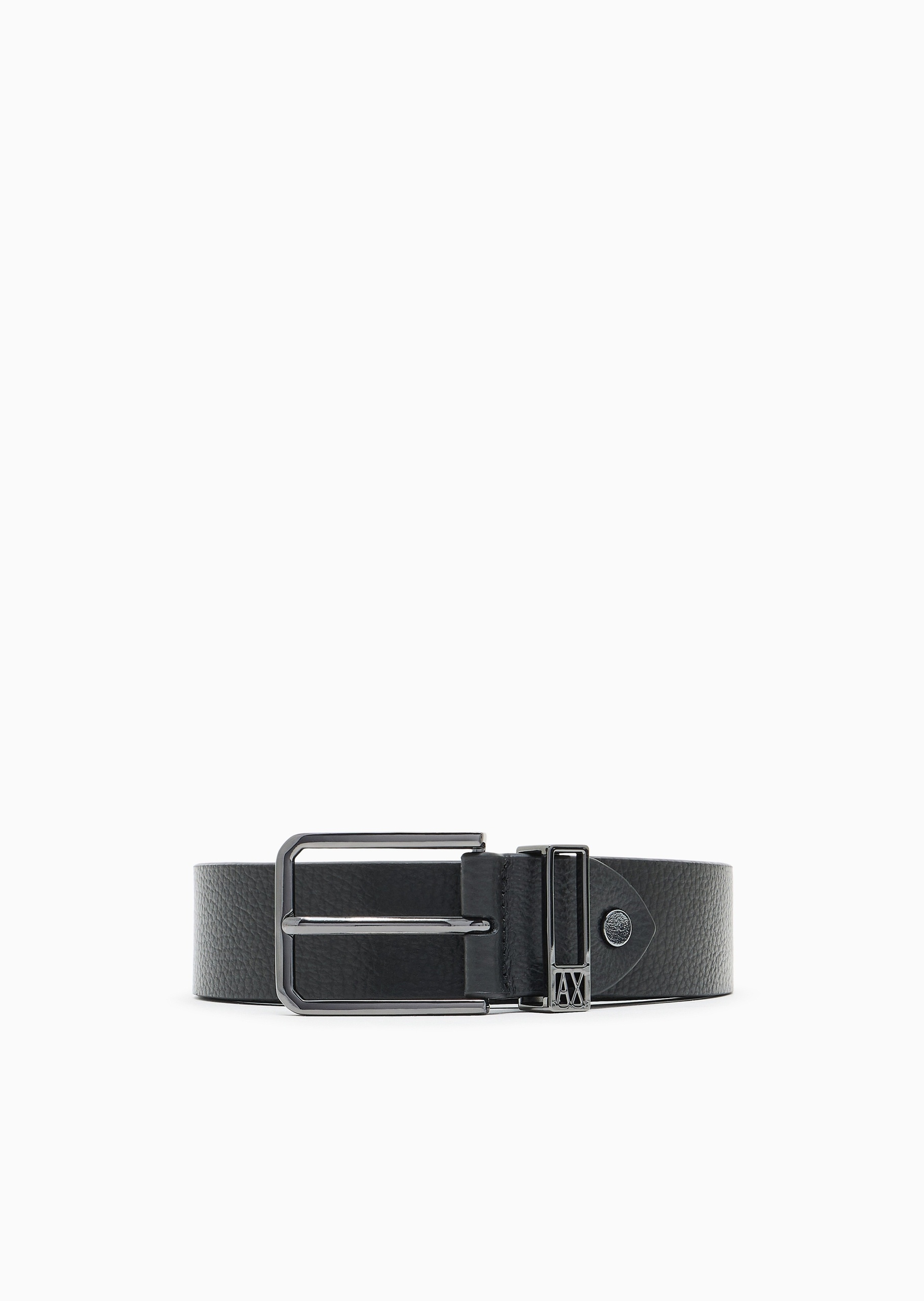 ARMANI EXCHANGE 男士复古老钱风通勤针扣腰带3.5CM礼物