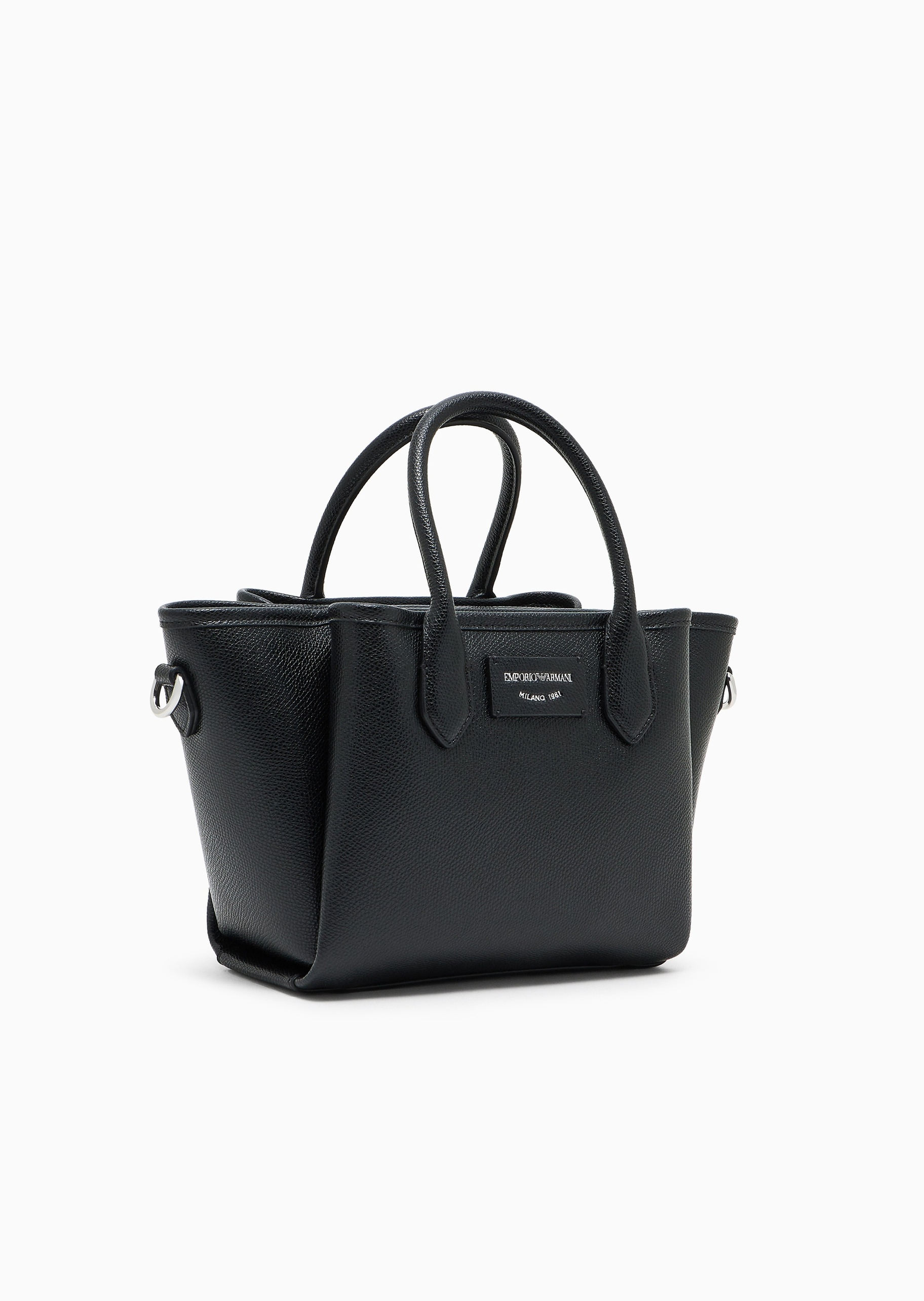 Emporio Armani 女士小号磁扣可拆肩带手提斜挎单肩托特包